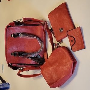 4 For $20 4 piece red purse